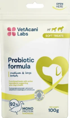 VetAcani Labs Probiotic formula Suplement diety dla psów op. 100g SASZETKA