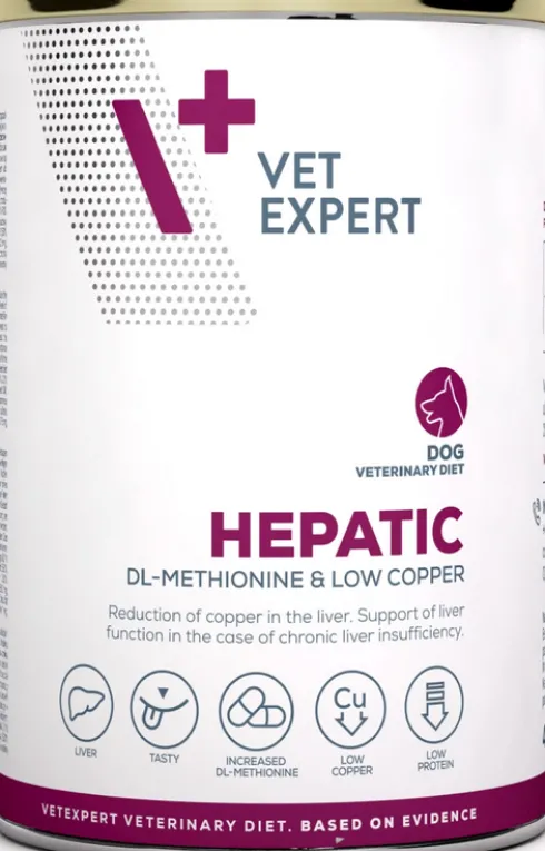 VetExpert Hepatic Adult Kurczak z Ryżem Mokra Karma dla psa op. 400g WYPRZEDAŻ