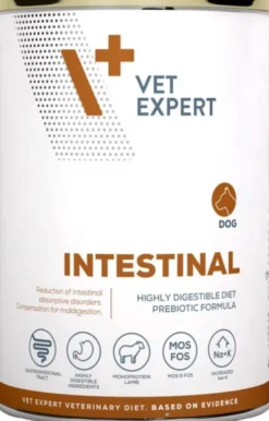 VetExpert Intestinal Adult Jagnięcina z Ziemniakami Mokra Karma dla psa op. 400g WYPRZEDAŻ