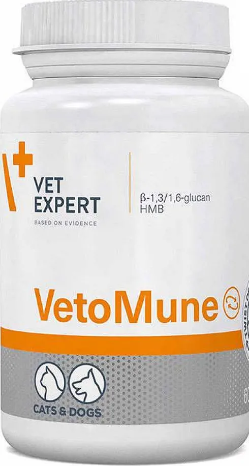 VetExpert Preparat na odporność VetoMune dla psa i kota op. 60 kapsułek