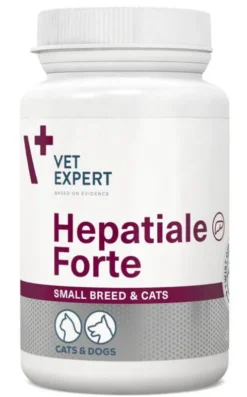 VetExpert Preparat na wątrobę Hepatiale Forte Small Breed&Cats dla psa i kota op. 40 KAPSUŁEK