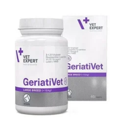 VetExpert Preparat wzmacniający GeriatiVet Large Dog (5+) 820mg dla psa op. 45 tabletek