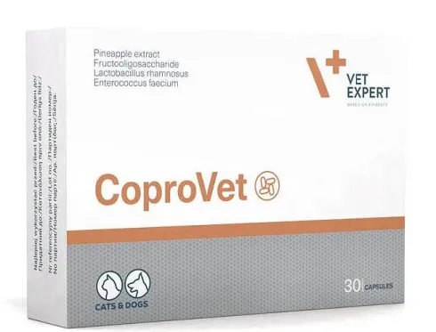 VetExpert Preparat zniechęcający do zjadania odchodów CoproVet dla psa i kota op. 30 tabletek
