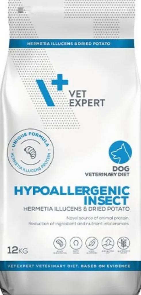 VetExpert VD Hypoallergenic Insect Adult Sucha Karma dla psa op. 12kg WYPRZEDAŻ