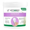 Vets Best Czyściki do uszu Clean Ear dla psa i kota op. 50szt.