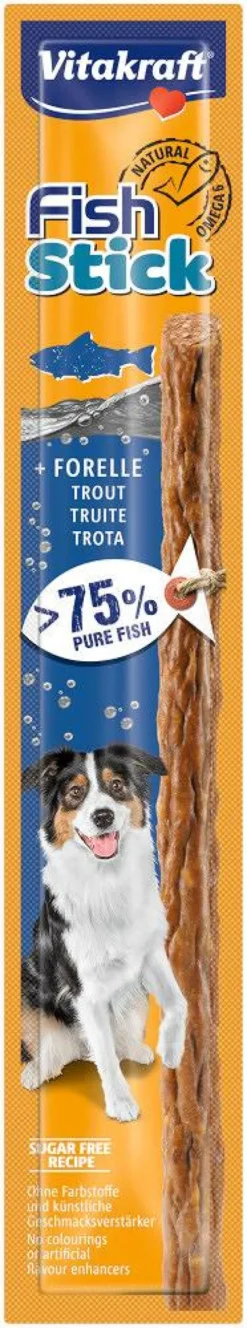 Vitakraft Kabanos Fish Stick z pstrągiem dla psa op. 1szt. WYPRZEDAŻ