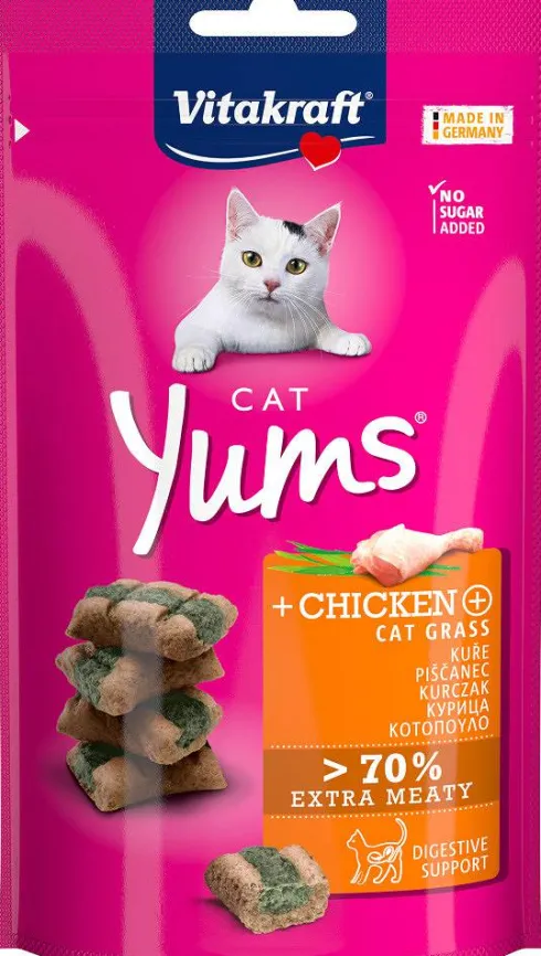 Vitakraft Przysmak Cat Yums z kurczakiem dla kota op. 40g nr kat. 58897 WYPRZEDAŻ