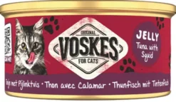 Voskes Original Jelly Tuna with Calamar (Tuńczyk z kalmarem) Mokra Karma dla kota op. 85g