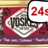 Voskes Original Jelly Tuna with Calamar (Tuńczyk z kalmarem) Mokra Karma dla kota op. 85g Pakiet 24szt.