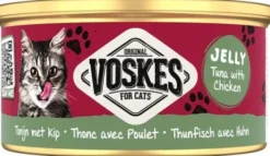 Voskes Original Jelly Tuna with Chicken (Tuńczyk z Kurczakiem) Mokra Karma dla kota op. 85g Pakiet 24 szt.