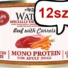 Wataha Mono Adult Beef&Carrots Mokra Karma dla psa op. 185g Pakiet 12szt.