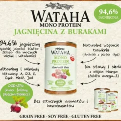 Wataha Mono Adult Lamb&Beets Mokra Karma dla psa op. 400g