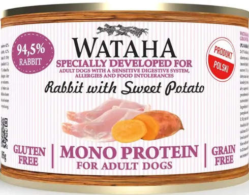 Wataha Mono Adult Rabbit&Sweet Potato Mokra Karma dla psa op. 185g