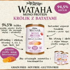 Wataha Mono Adult Rabbit&Sweet Potato Mokra Karma dla psa op. 400g