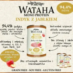 Wataha Mono Adult Turkey&Apple Mokra Karma dla psa op. 400g Pakiet 12szt.