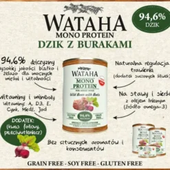 Wataha Mono Adult Wild Boar&Beets Mokra Karma dla psa op. 400g