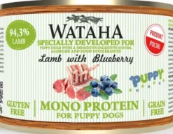 Wataha Mono Puppy Lamb&Blueberry Mokra Karma dla szczeniaka op. 185g Pakiet 12szt.