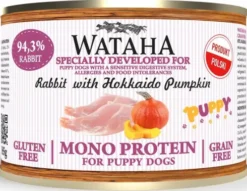 Wataha Mono Puppy Rabbit&Hokkaido Pumpkin Mokra Karma dla szczeniaka op. 185g Pakiet 12szt.