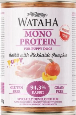 Wataha Mono Puppy Rabbit&Hokkaido Pumpkin Mokra Karma dla szczeniaka op. 400g