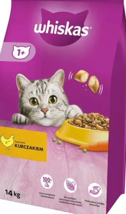 Whiskas Adult z Kurczakiem Sucha Karma dla kota op. 14kg