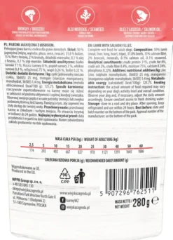 Wiejska Zagroda Adult Fileciki Jagnięcina z łososiem Mokra Karma dla psa op. 280g