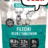 Wiejska Zagroda Adult Leśne Smaki Fileciki Jeleń z tuńczykiem Mokra Karma dla psa op. 280g Pakiet 6szt.