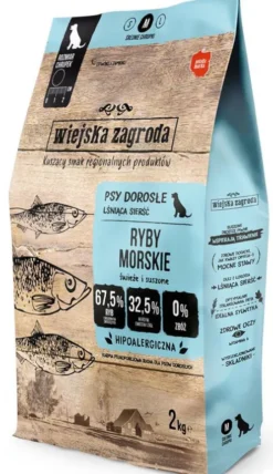 Wiejska Zagroda Adult Medium Ryby Morskie Sucha Karma dla psa op. 2kg