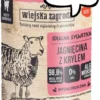 Wiejska Zagroda Jagnięcina z Krylem Mokra Karma dla kota op. 400g Pakiet 12szt.