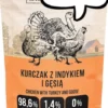 Wiejska Zagroda Kitten Fileciki Kurczak z indykiem i gęsią Mokra Karma dla kociąt op. 100g Pakiet 12szt.