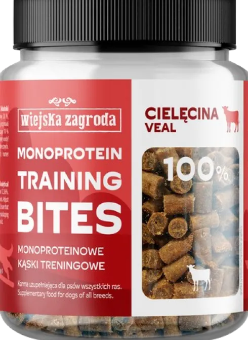 Wiejska Zagroda Monoprotein Training Bites Przysmaki z Cielęciną dla psa op. 150g