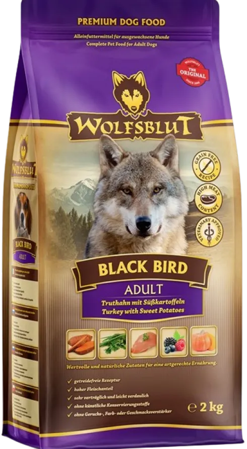 Wolfsblut Adult Black Bird Sucha Karma dla psa op. 2kg