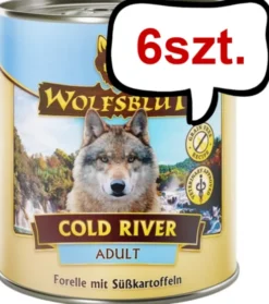 Wolfsblut Adult Cold River Mokra Karma dla psa op. 800g Pakiet 6szt.