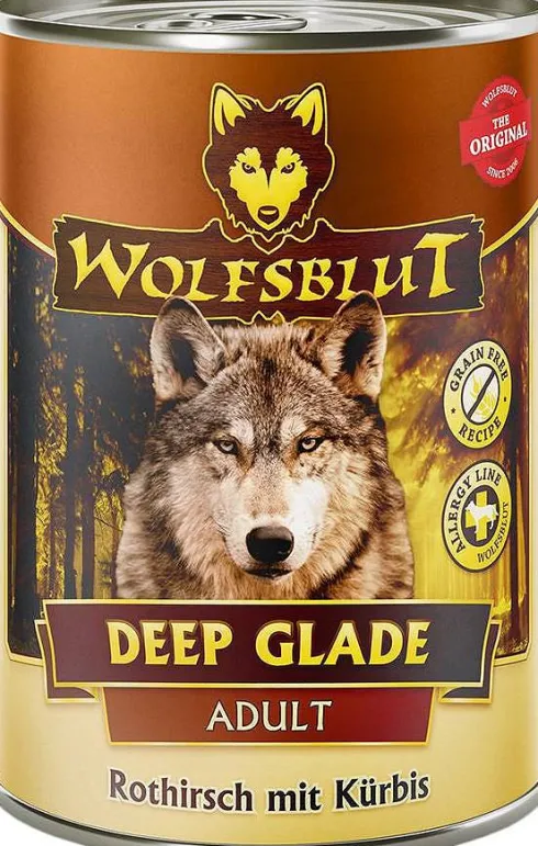 Wolfsblut Adult Deep Glade Mokra Karma dla psa op. 395g Pakiet 6szt.