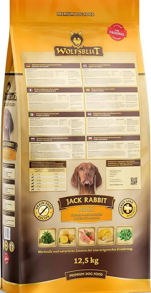 Wolfsblut Adult Jack Rabbit Sucha Karma dla psa op. 12.5kg