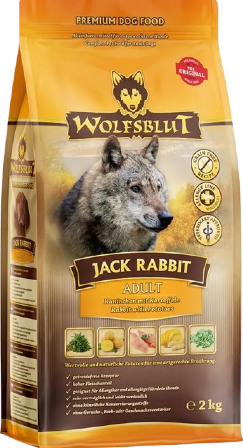 Wolfsblut Adult Jack Rabbit Sucha Karma dla psa op. 2kg