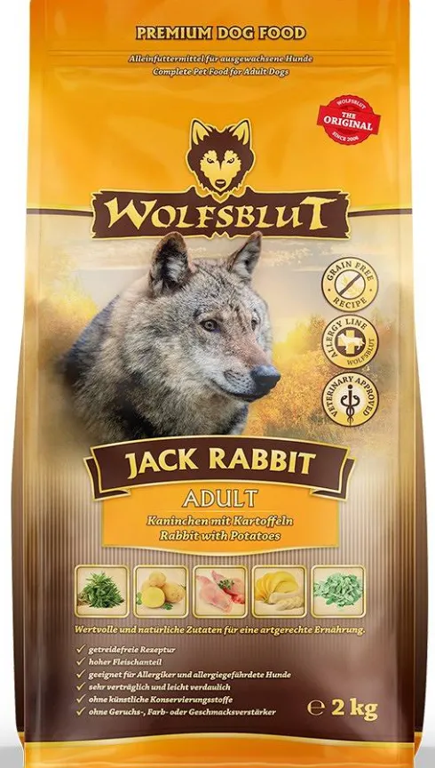 Wolfsblut Adult Jack Rabbit Sucha Karma dla psa op. 2kg