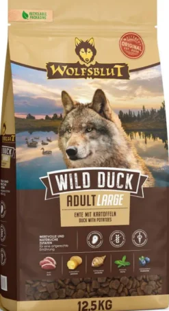Wolfsblut Adult Large Wild Duck Sucha Karma dla psa op. 12.5kg
