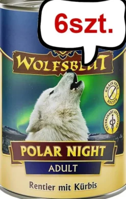 Wolfsblut Adult Polar Night Mokra Karma dla psa op. 395g Pakiet 6szt. WYPRZEDAŻ