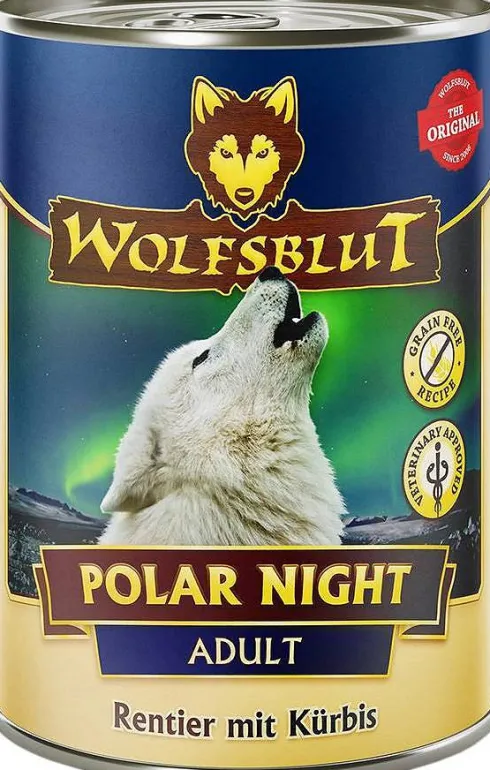 Wolfsblut Adult Polar Night Mokra Karma dla psa op. 395g Pakiet 6szt. WYPRZEDAŻ