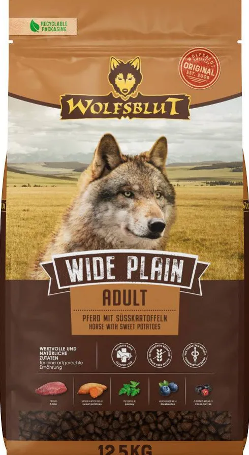 Wolfsblut Adult Wide Plain Sucha Karma dla psa op. 12.5kg