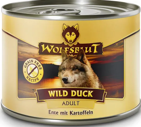 Wolfsblut Adult Wild Duck Mokra Karma dla psa op. 200g Pakiet 6szt. WYPRZEDAŻ