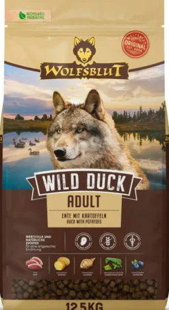 Wolfsblut Adult Wild Duck Sucha Karma dla psa op. 12.5kg