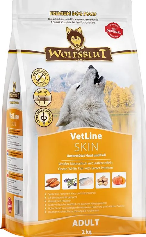 Wolfsblut VetLine Skin&Coat Sucha Karma dla psa op. 2kg WYPRZEDAŻ