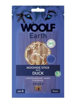 Woolf Earth Przysmak Noohide Stick z kaczką dla psa rozm.S op.90g