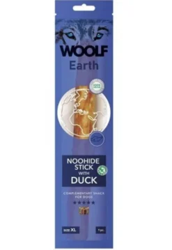 Woolf Earth Przysmak Noohide Stick z kaczką dla psa rozm.XL op. 85g