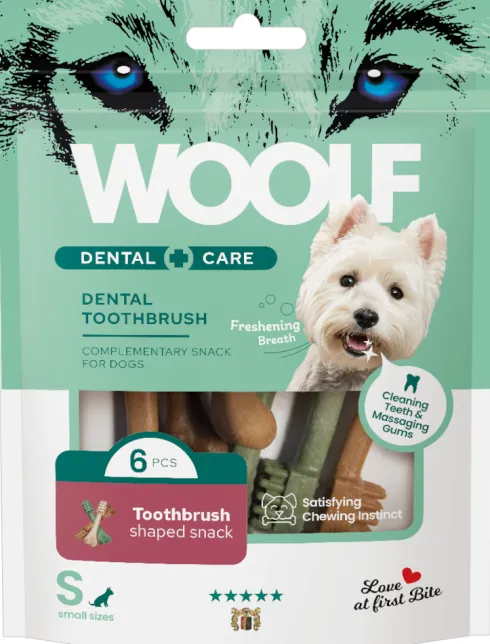 Woolf Przysmak Dental Toothbrush rozm. S dla psa op. 90g