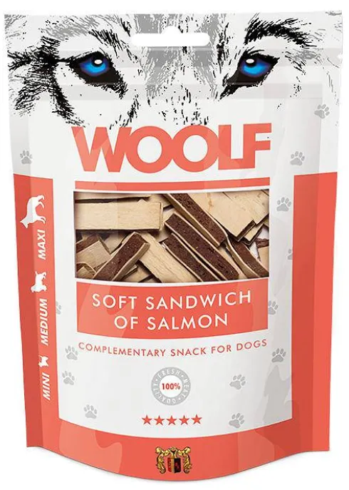 Woolf Przysmak Soft Sandwich of Salmon dla psa op. 100g