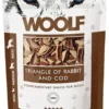 Woolf Przysmak Triangle of Rabbit and Cod dla psa op. 100g